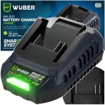 Szybka ładowarka do akumulatorów baterii Share+ System 21 V WUBER