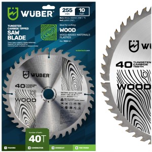 Tarcza widiowa do drewna 255x30 mm 40T WUBER 00735
