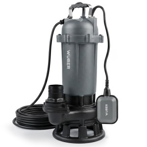 Pompa zatapialna do wody czystej brudnej szamba z rozdrabniaczem i pływakiem 1500W Wuber W11022