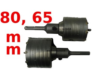 OTWORNICE DO BETONU MURU 2SZT 80 65mm WIDIA SDS