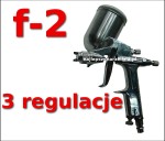 F-2 PISTOLET DO MALOWANIA NISKOCIŚNIENIOWY SILVER 