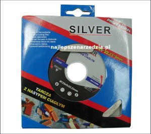 125MM/22MM TARCZA DO GLAZURY (GŁADKA) SILVER