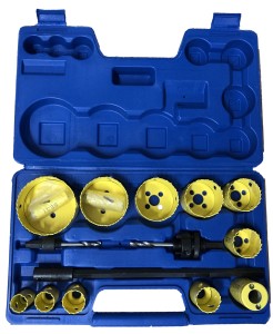 Otwornice do metalu drewna Bi-Metal 17 szt 10336