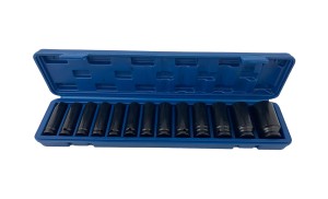 ZESTAW NASADEK UDAROWYCH 1/2" SILVER- 13szt.