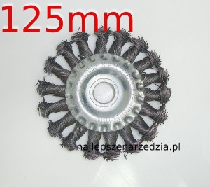 125MM SZCZOTKA NA SZLIFIERKĘ (10368)