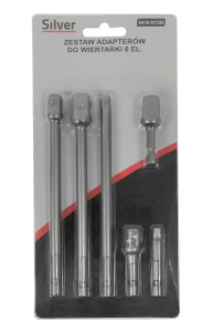 ZESTAW ADAPTERÓW DO WKRĘTARKI 1/4",3/8",1/2" S11225