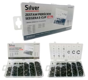 ZESTAW PIERŚCIENI SEEGERA SEGERY E-CLIP 300 szt. 10535