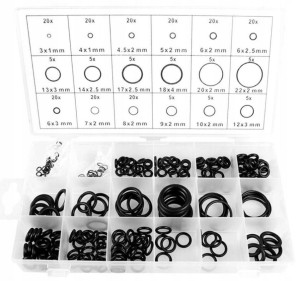 ORINGI USZCZELKI GUMOWE GUMKI 225 SZT OLEJOODPORNE 