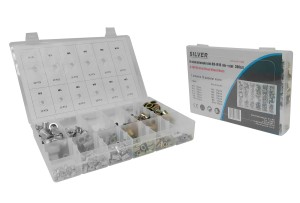 NITONAKRĘTKI ZESTAW 300SZT NITONAKRĘTKA M3-M10 MIX S11360