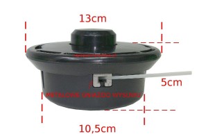 SZPULA Z ŻYŁKĄ DO KOSY (CZARNA)