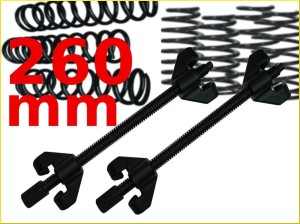 ŚCIĄGACZE DO SPRĘŻYN 2SZT dł 260mm AMORTYZATORY