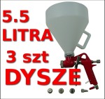 PISTOLET DO TYNKOWANIA (PLASTIK) SILVER